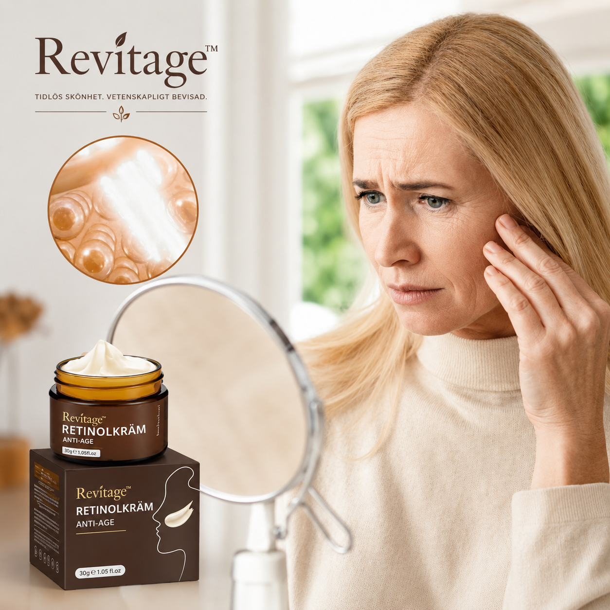 Revitage™ | Anti-age-kräm | Minskar synliga rynkor på 7 dagar