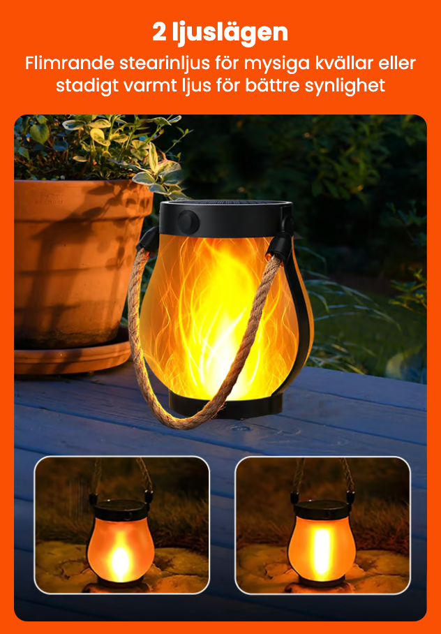 FlameGlow™ – lyktan med den eviga flamman