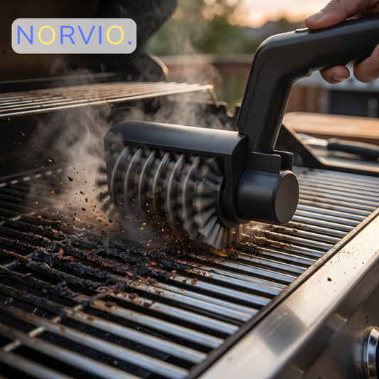 GrillBorste Pro™ | Elektrisk Grillrengörare med Kraftfull Motor