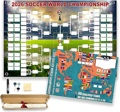 VM 2026 Schema-Poster | Fyll i, satsa och följ hela turneringen