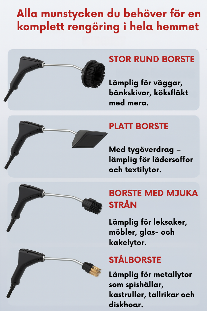 ÅngPlus™ | 105°C - Ångrengörare 3 BAR