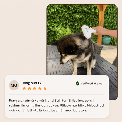Furvixo™ | Ångborste för Pälsvård & Mindre Hår