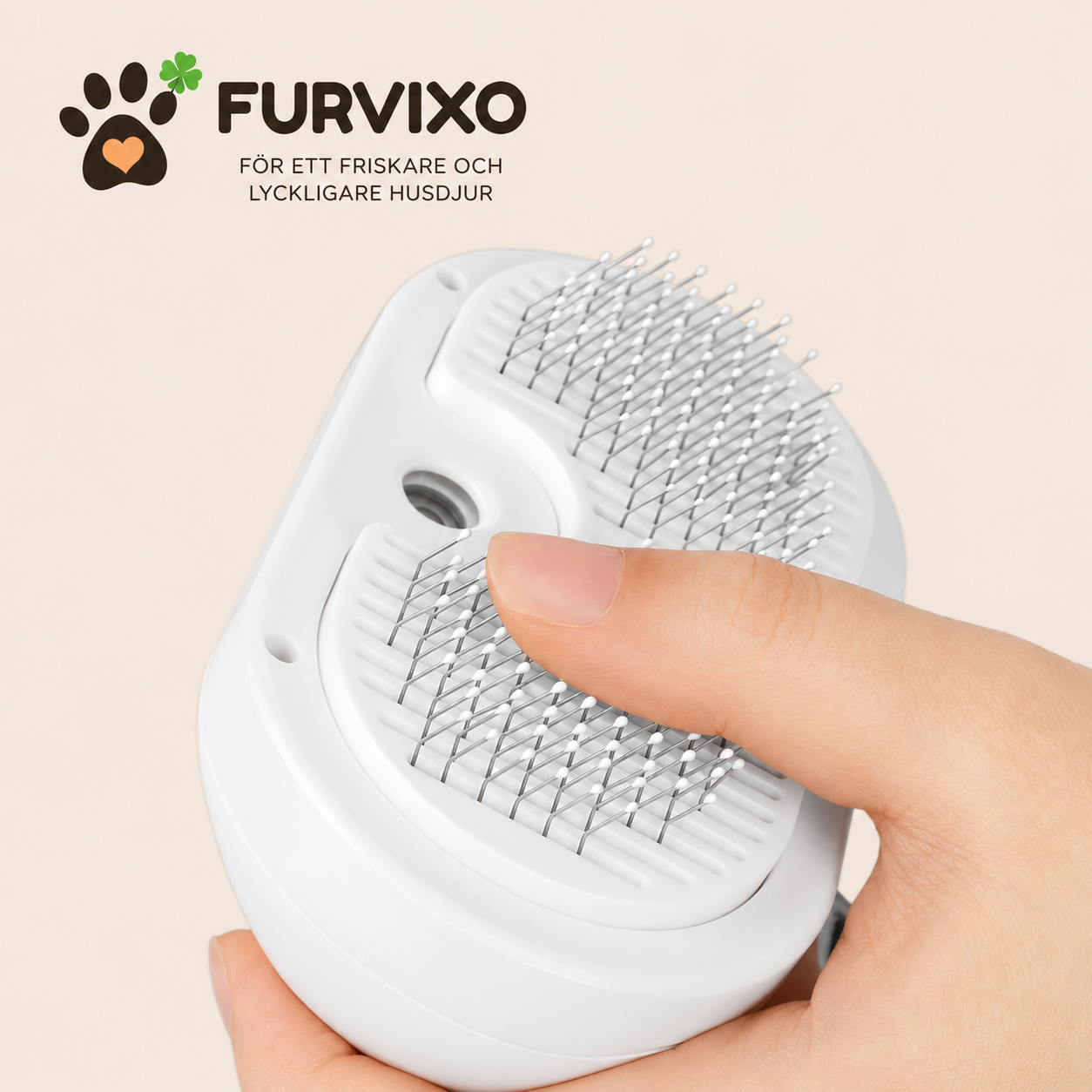 Furvixo™ | Ångborste för Pälsvård & Mindre Hår
