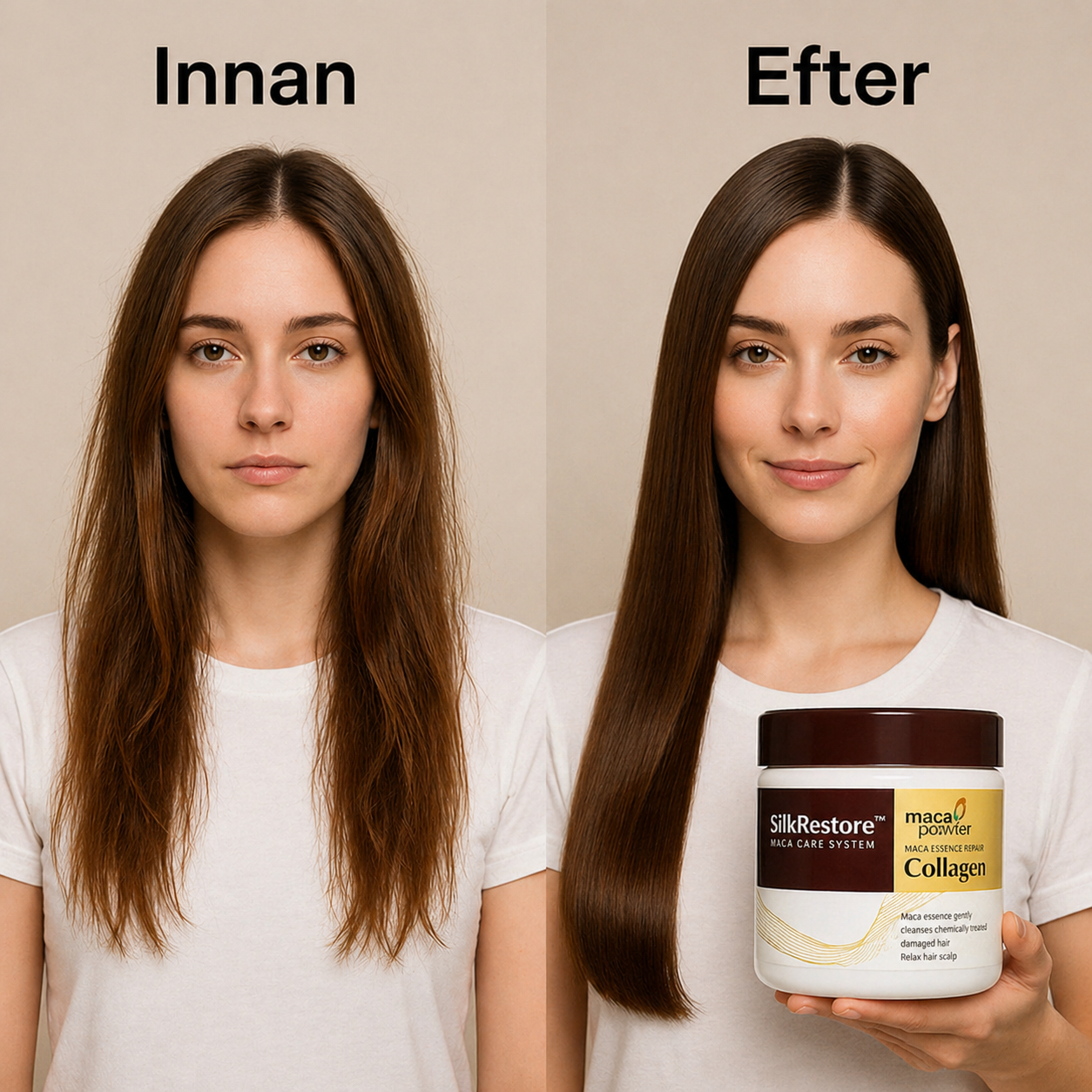 SilkRestore™ | Kollagen Hårmask
