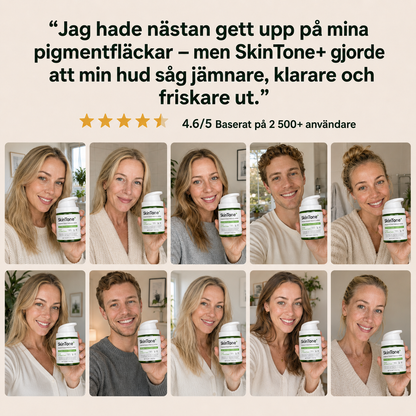 SkinTone+™ | Synbart färre mörka fläckar på 7 dagar med SkinTone+ systemet
