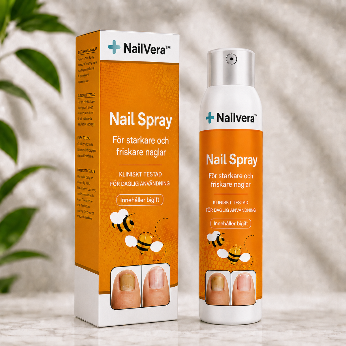 Nailvera™ | Svampspray 99 % av nagelsvampen borta på 7 dagar!