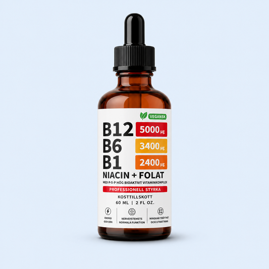 NeuroSync™ | B12 med hög styrka | Mindre trötthet på 7 dagar