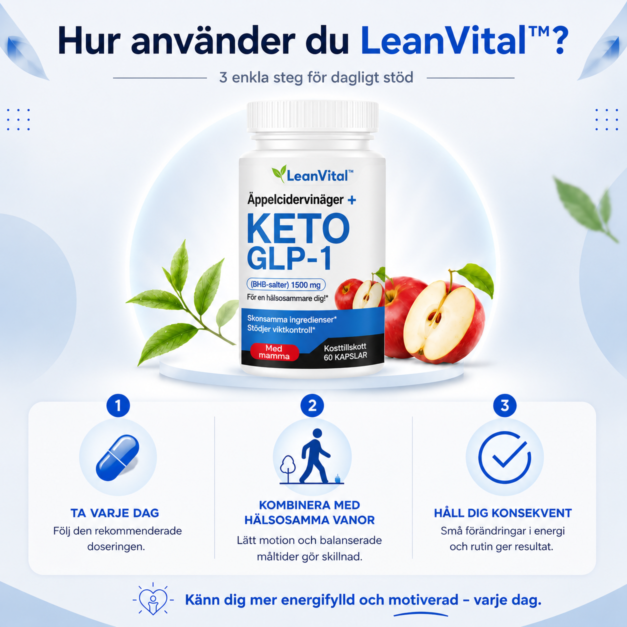 LeanVital™ | Bränn upp till 92 % av det envisa magfettet på bara 30 dagar