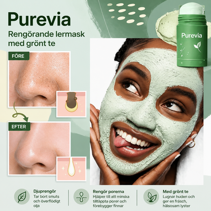 Purevia™ | Ansiktsrengöring med grönt te för djup porrengöring
