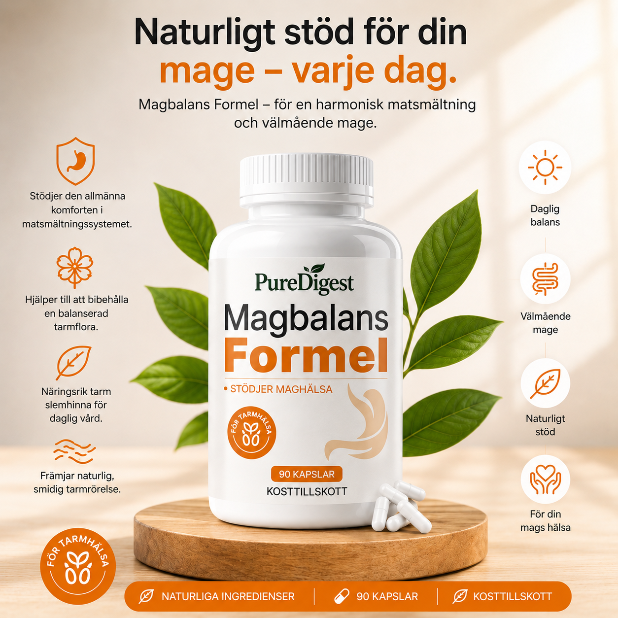 PureDigest™ | Komplett matsmältnings stöd för vardagens välbefinnande