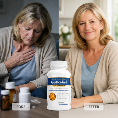 GutRelief™ | Skydda din matstrupe mot syrareflux med 95% förbättring på bara 7 dagar