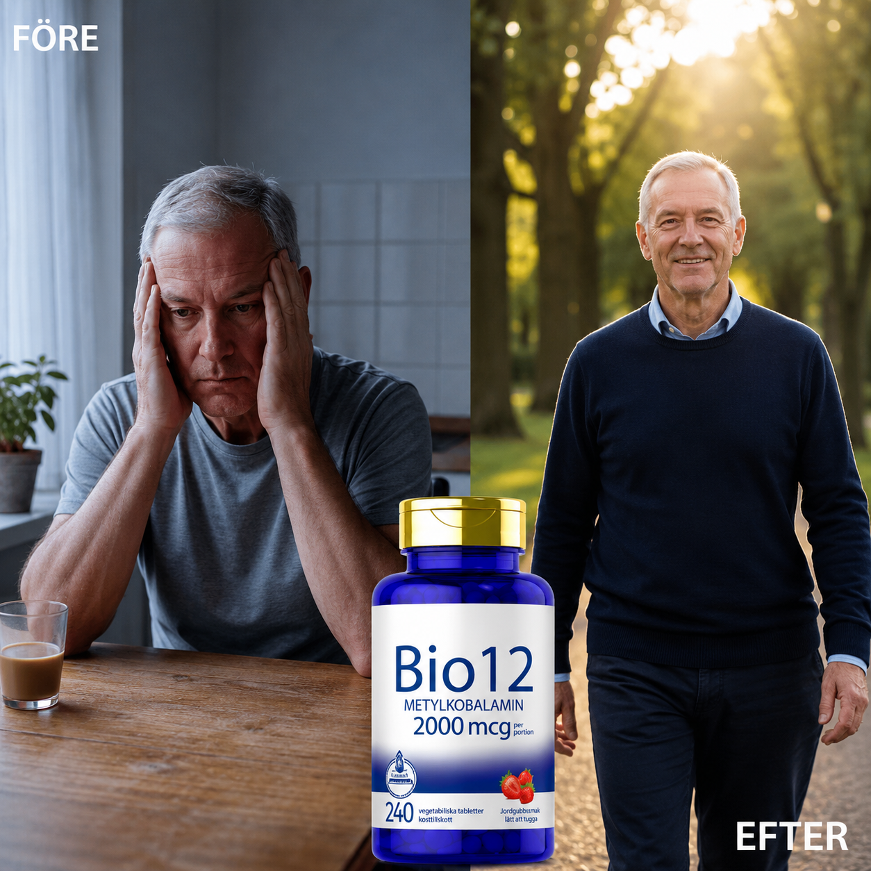 Bio12™ | Ta bort upp till 96 % av typ 2-diabetessymtomen på bara 7 dagar