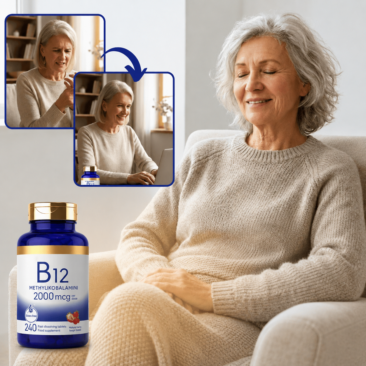 Bio12™ | Ta bort upp till 96 % av typ 2-diabetessymtomen på bara 7 dagar