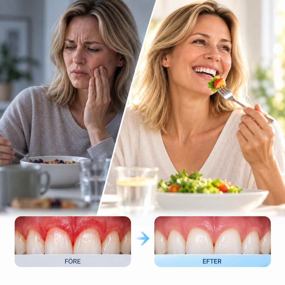 Oravelle™ | Upp till 82 % mindre plack – och märkbart lugnare tandkött på bara 7 dagar