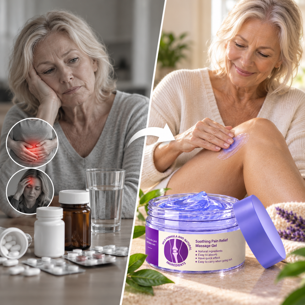 Arthriva™ | Gel mot artrit | Eliminerar 96 % av artrit smärtan på bara 10 minuter!