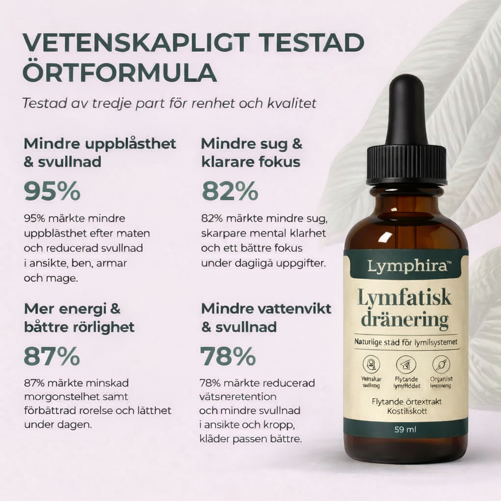 Lymphira™ | Mot Svullnad & Vätskeretention