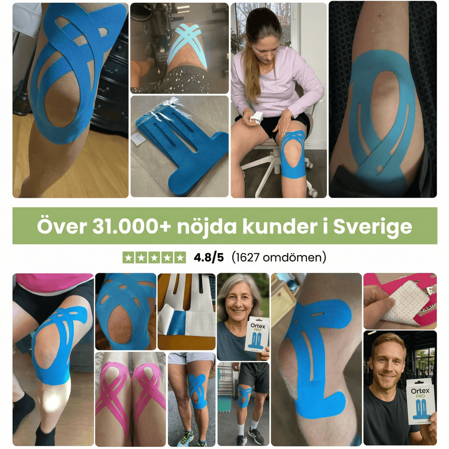 FlexiTape™ | Stöd för Aktiv Livsstil