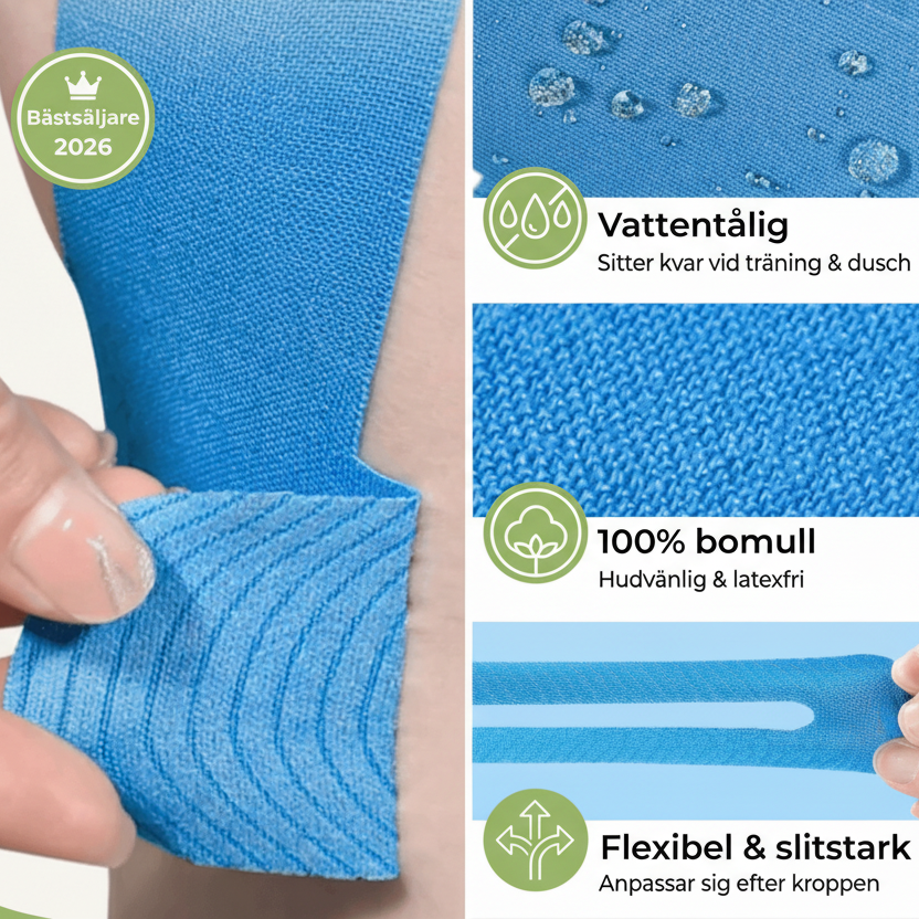 FlexiTape™ | Stöd för Aktiv Livsstil