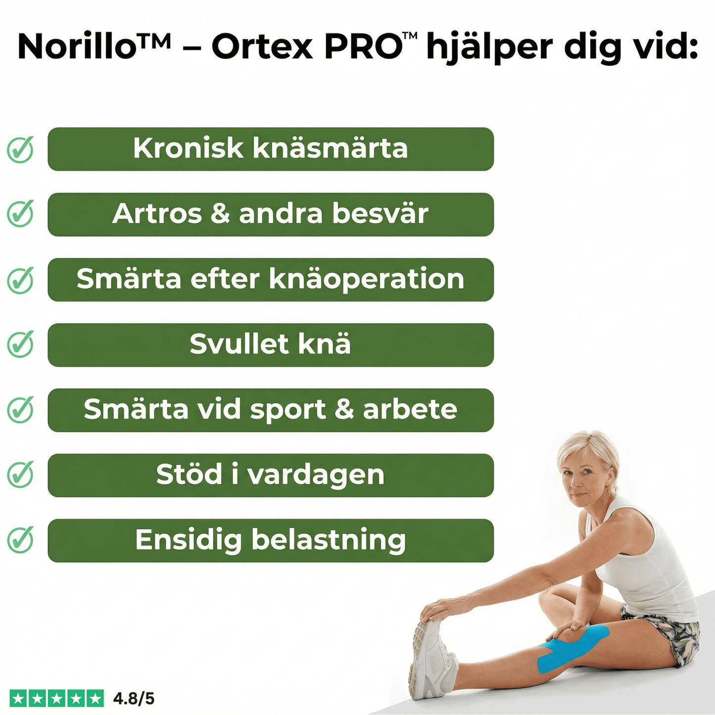 FlexiTape™ | Stöd för Aktiv Livsstil