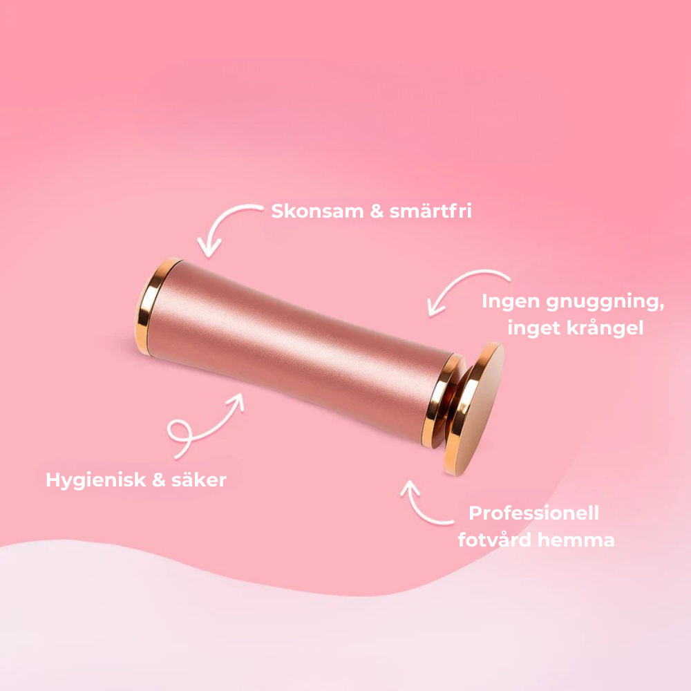 LynFot™ | Elektrisk förhårdnadsfotslip – mjuka fötter hemma