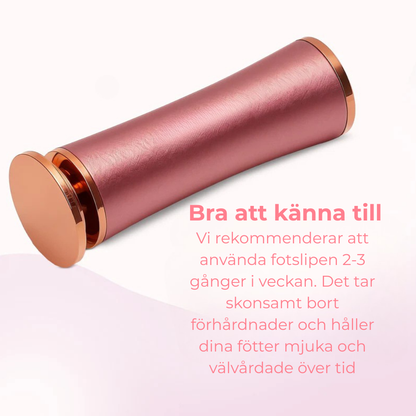 LynFot™ | Elektrisk förhårdnadsfotslip – mjuka fötter hemma