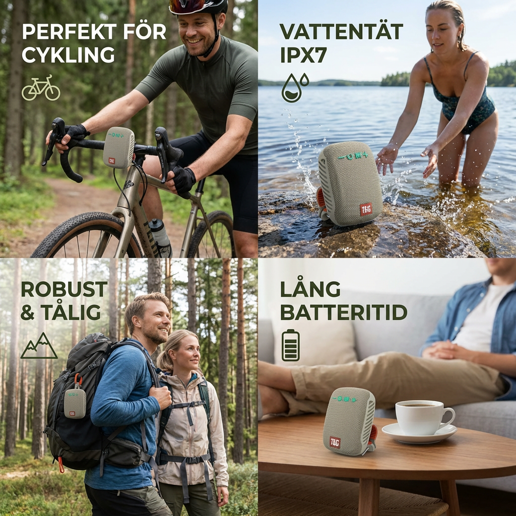 AeroBeat™ | Vattentät Högtalare för Cykling