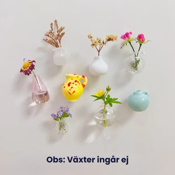 VasMagnet™ | Mini Blomvas för Kylskåp
