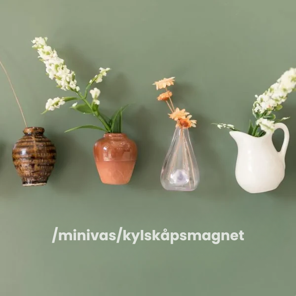 VasMagnet™ | Mini Blomvas för Kylskåp