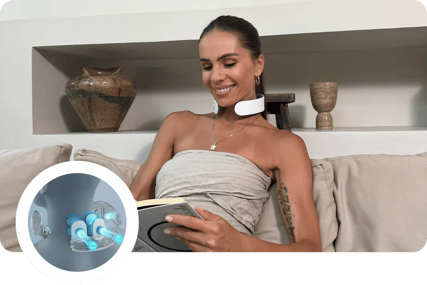 NeuroFlex™ 11-i-1 Nacklösning | Slappna av i dina nackmuskler på bara 15 minuter – var och när du vill