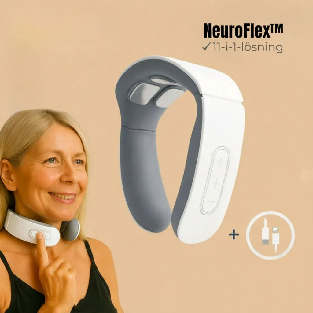NeuroFlex™ 11-i-1 Nacklösning | Slappna av i dina nackmuskler på bara 15 minuter – var och när du vill