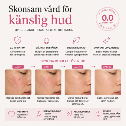 Dermavé™ | De flesta krämer kör 2% Arbutin. Vi kör 7.