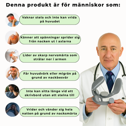 NeckRelief™ | Djup Lättnad för Nacken